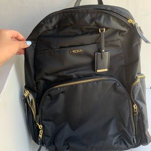 Tumi calais voyager travel backpack black